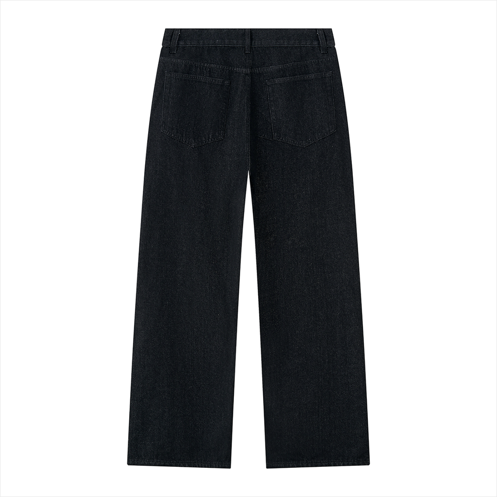 Nefertiti Vintage Wash Wide Leg Denim Jeans