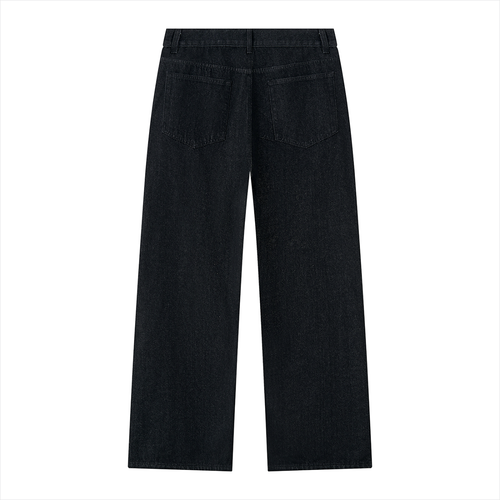 Nefertiti Vintage Wash Wide Leg Denim Jeans
